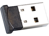 FreeTec Ultra-Mini Bluetooth 4.0-USB-Dongle, Klasse 1, EDR+CSR, 100 m; Funk-Wetterstationen mit Außensensoren 