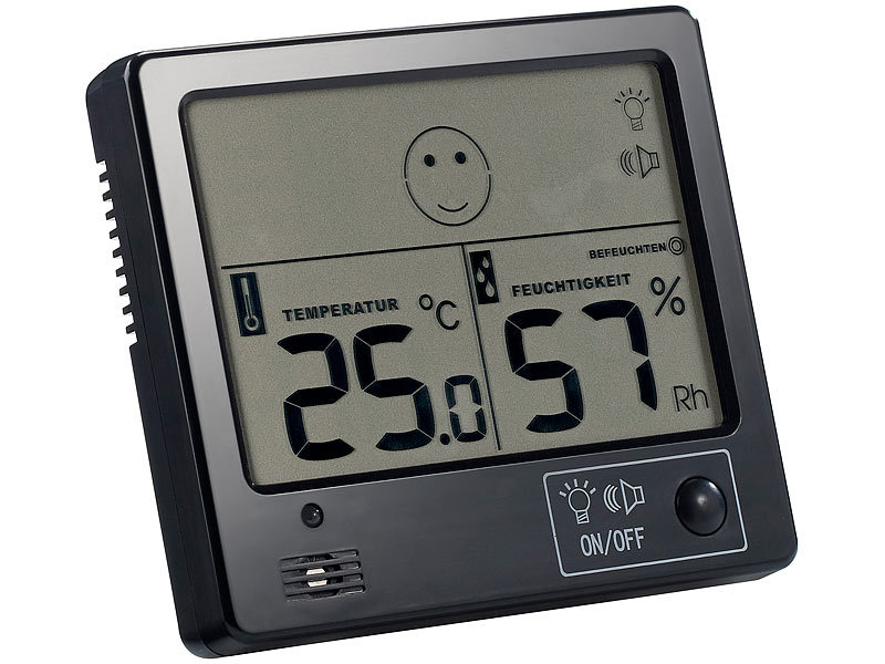 1*Thermometer Hygrometer Luftfeuchtigkeit Raumklima Kombithermometer Temperatur 