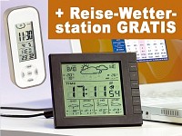 FreeTec Internet-Wetterstation USB mit GRATIS Reise-Wetterstation