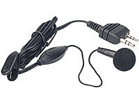 FreeTec Headset incl. Clipmikrofon mit Sprechtaste für PE-5247